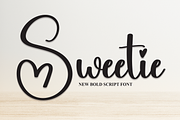 Sweetie | Script Font, a Script Font by Scratchones (Thumbnail 1 of 8)