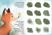 Texture brushes for Procreate, a Brush Add-On by Maria Summer (Thumbnail 2 of 7)