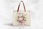 SEWING WATERCOLOR CLIPART, an Illustration by CaraulanStore (Thumbnail 7 of 8)