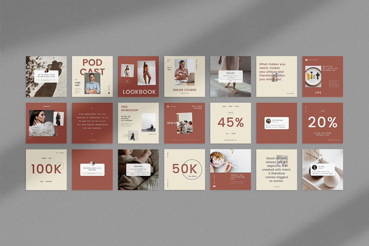 Influencer Instagram Pack | PS CANVA, a Social Media Template by Visuel Colonie® (Photo 18 of 18)