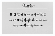Quantum Font, a Script Font by Fargun Studio (Thumbnail 9 of 10)