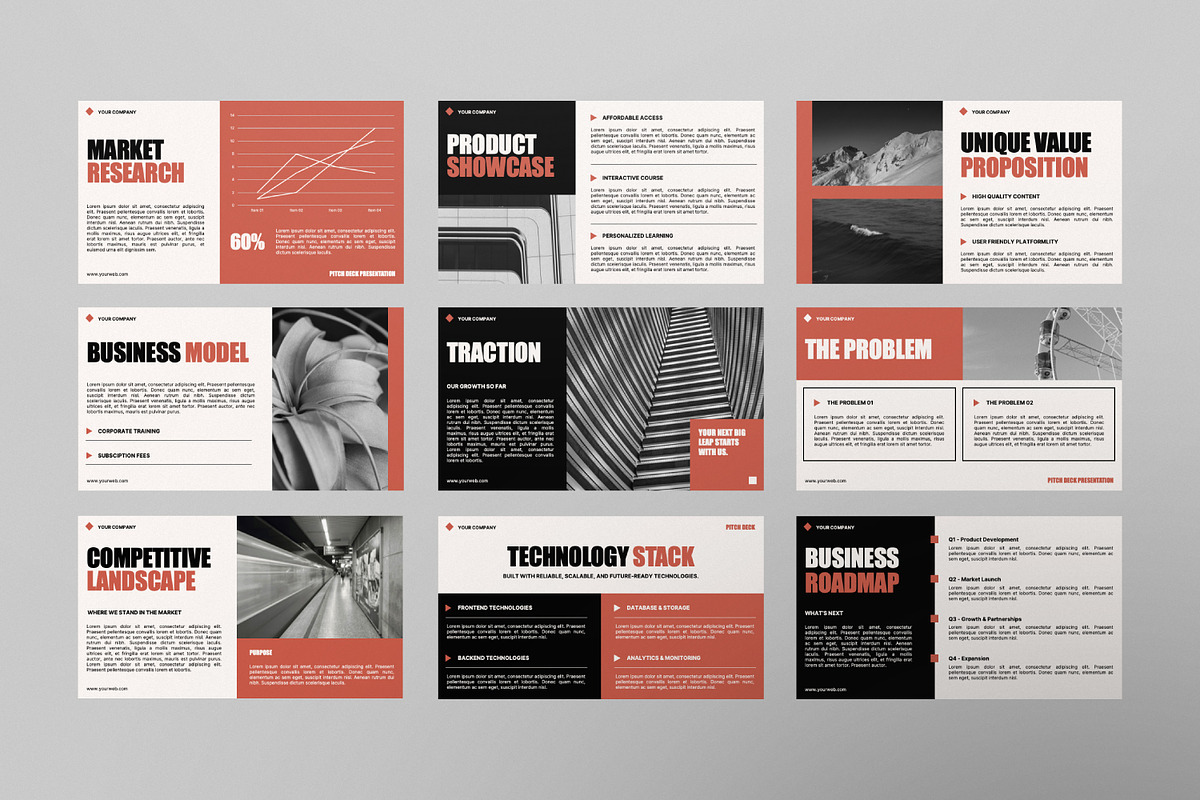 Pitch Deck Keynote Template preview 6
