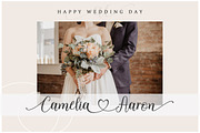 Wedding Chyntia Oesman, a Handwritten Font by Struggle Studio (Thumbnail 11 of 13)