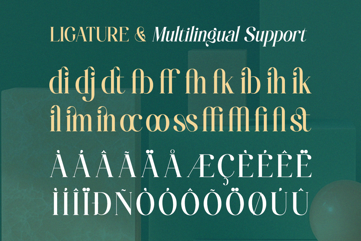 Aielenea - Elegant Luxury Serif Font, a Serif Font by Qweera Studio (Photo 11 of 12)