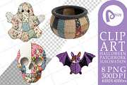 Halloween Patchwork Sublimation, a Seasonal Illustration by Artnoy (Thumbnail 8 of 18)