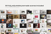50 frame mockup bundle creator kit, a Household Mockup by FoundImages (Thumbnail 4 of 54)
