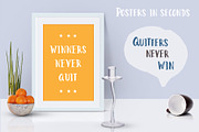 Woopie: a hand-lettered font, a Font by R-studio (Thumbnail 2 of 7)
