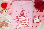 Gnome Valentine Png, Valentine's Day, an Illustration by Canvas Craft (Thumbnail 6 of 7)