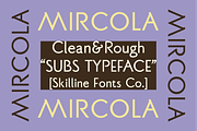 SFC Mircola, a Sans Serif Font by Skilline Supply Co. (Thumbnail 8 of 9)