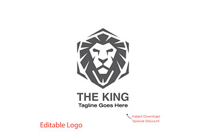 Bold Lion Logo Design Template, a Branding & Logo Template by YUDesignStore