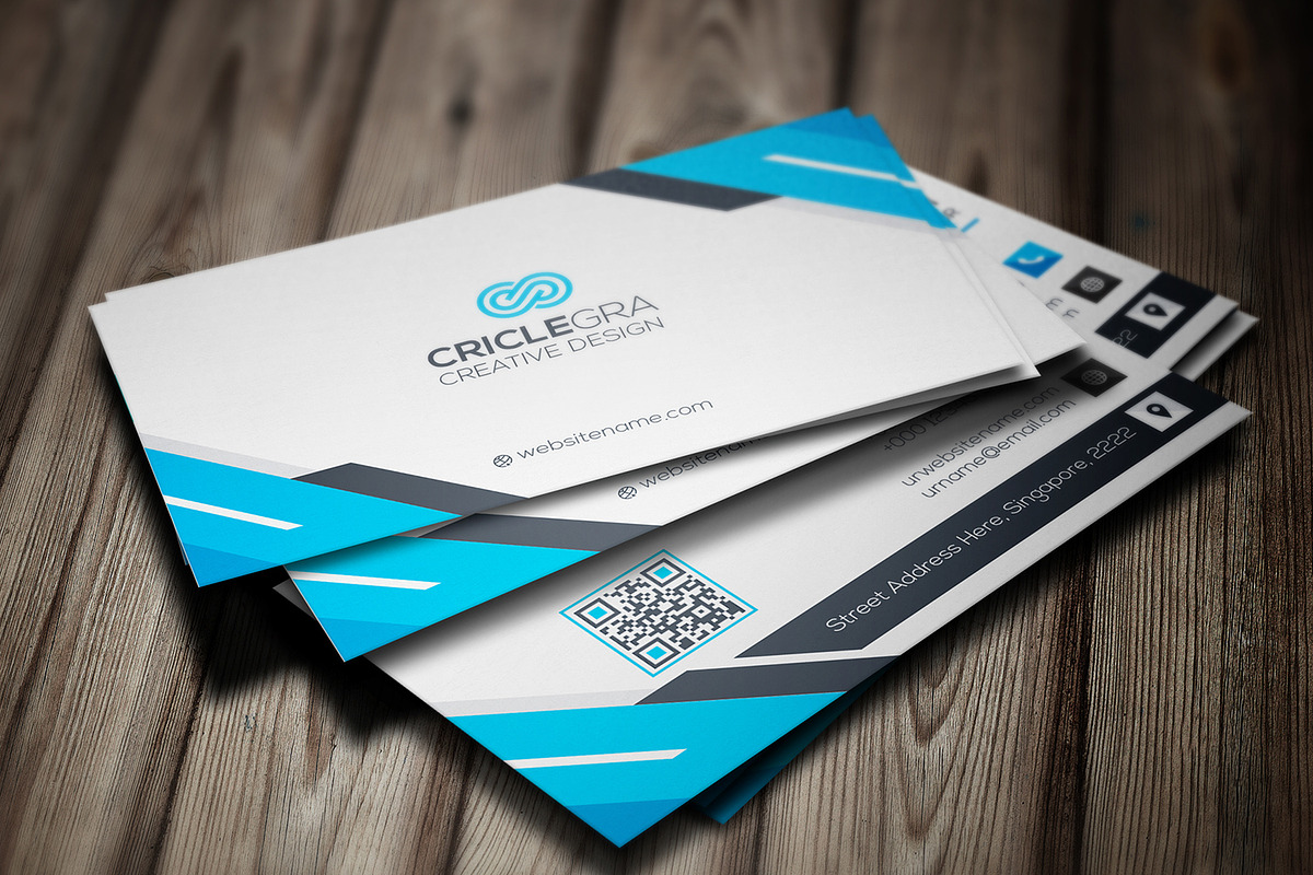 Corporate Business Card, a Business Card Template by GenerousArt (Photo 2 of 5)