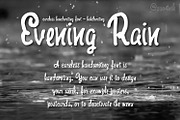 60% discount Evening Rain script, a Script Font by zao4nik (Thumbnail 1 of 3)