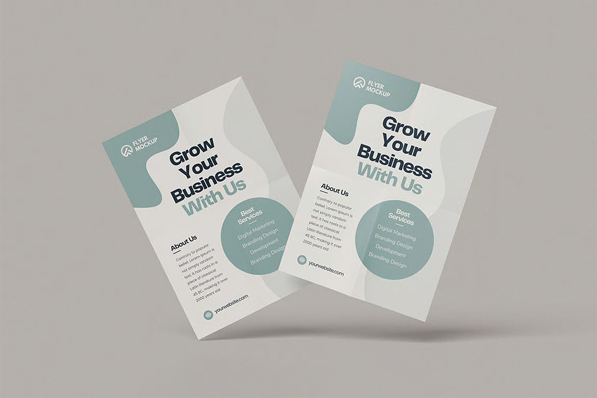 A4 Flyer Mockup, an Advertising Mockup by zpackcreative (Photo 5 of 5)