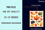 Retro Autumn Postage Stamp PNG, an Illustration by SinaCreation (Thumbnail 4 of 5)