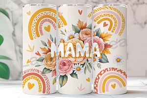 Vibrant Rainbow Mama 20oz Tumbler, an Arts & Entertainment Photo by LamanAzalea