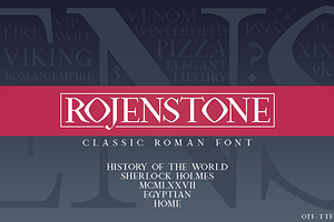Rojenstone Font