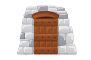 Old medieval castle doors set, an Object Illustration by Good Studio (Thumbnail 4 of 13)