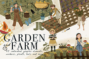 Garden and Farm Clip art, an Illustration by Cocoa studio by Eliza M (Thumbnail 1 of 7)