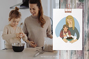 People baking, a Food Illustration by handsketched (Thumbnail 2 of 10)