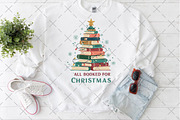 All Booked For Christmas Design, an Illustration by Craft Nest (Thumbnail 5 of 6)