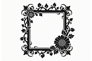 8 Lotus Floral Frame Bundle, an Illustration by Designs_River (Thumbnail 4 of 9)
