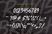Travis Brush Font, a Handwritten Font by Morisco (Thumbnail 4 of 6)