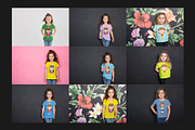 111 Kids T-Shirt Mock-Up Set, a Shirt Mockup by Freeman Studio (Thumbnail 15 of 24)