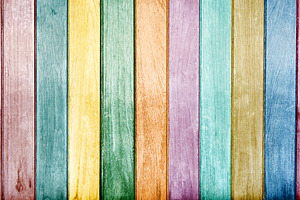 wood wall colorful