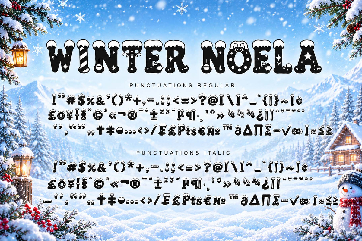 Winter Noela, a Handwritten Font by Yoga Letter (Photo 8 of 9)