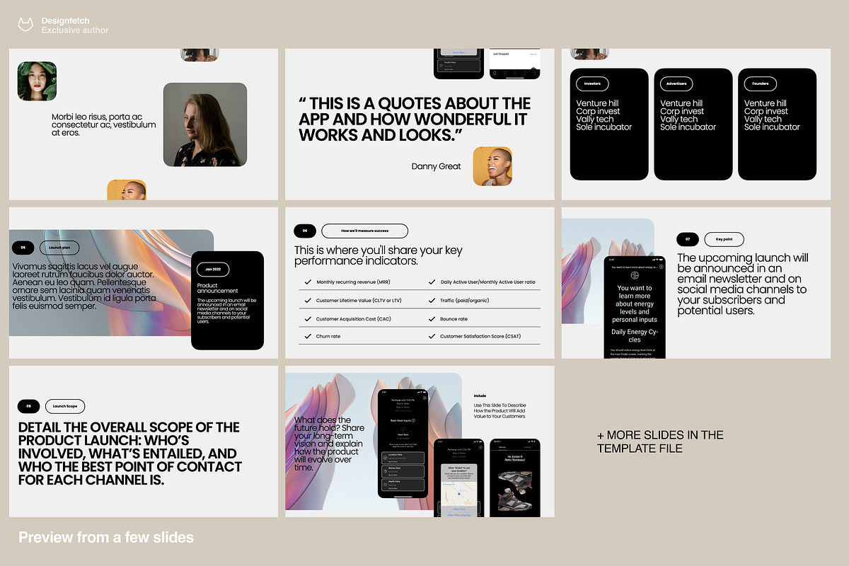Product launch template, a Presentation Template by Oday Noon (Photo 4 of 9)