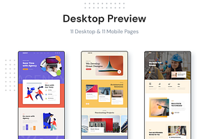 ELEVEN - Responsive Landing Pages