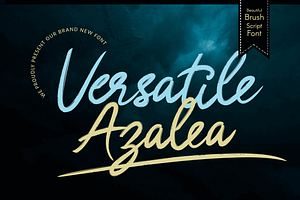 Versatile Azalea Brush Font