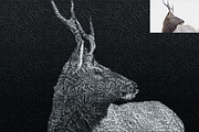 Text Portrait Photoshop Action, an Action Add-On by DESIGNAVO (Thumbnail 9 of 10)