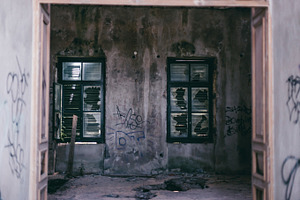 Window from abandoned house