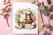 Easter bunny clipart bundle, an Illustration by SinaCreation (Thumbnail 5 of 11)