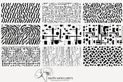 80 abstract b/w seamless pattern, a Pattern Graphic by Poppy Lane Studio (Thumbnail 6 of 11)