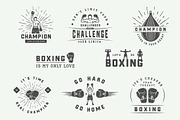 Vintage Boxing Bundle, a Branding & Logo Template by AkimD (Thumbnail 6 of 8)