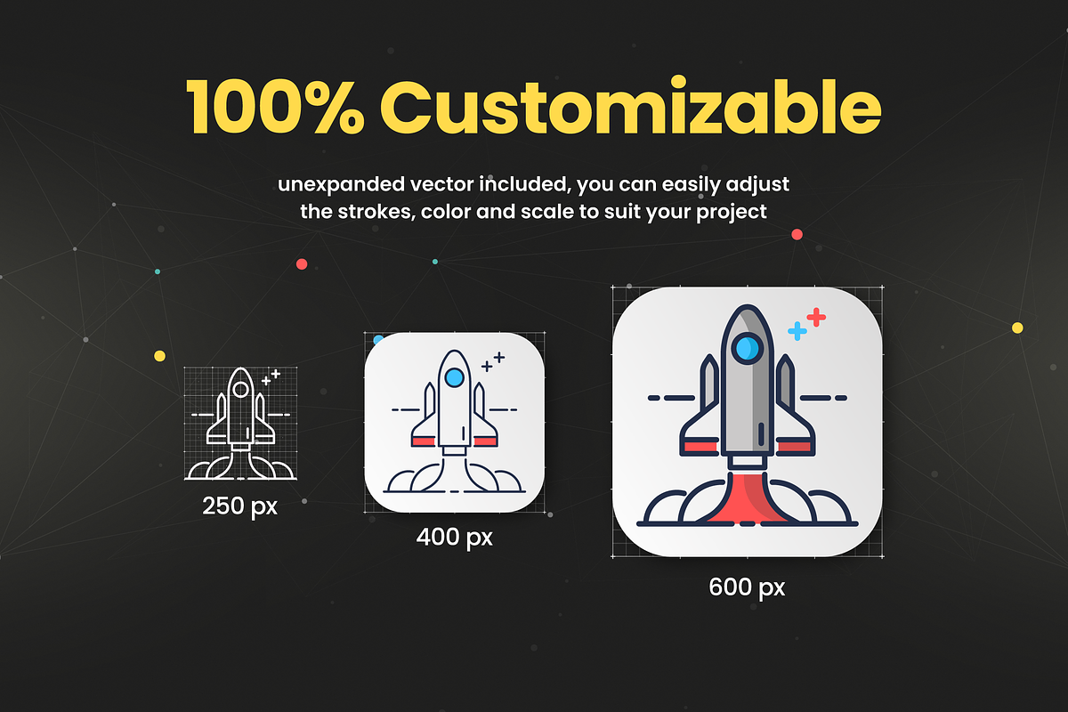 80 Transportation Modern Icons, an Outline Icon by Flat Icons (Photo 6 of 7)