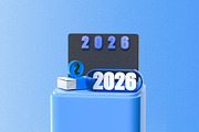 New Year 2026 3D Icon Pack, an Object Illustration by pixelmock (Thumbnail 7 of 13)