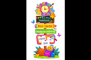 School education sign board, signage, an Education Illustration by Seavector Studio (Thumbnail 2 of 3)