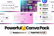 Cursor Pack Canva Templates, a Social Media Template by Virall (Thumbnail 3 of 10)