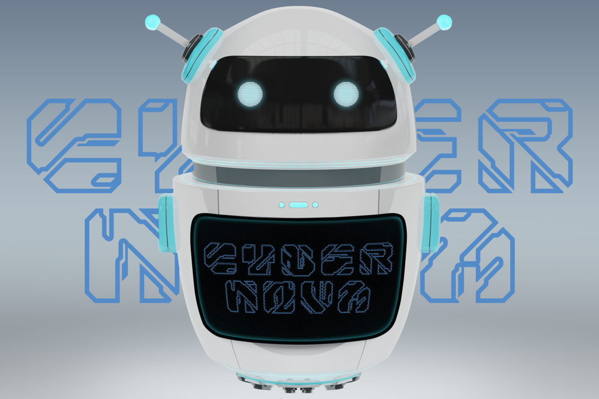 Space Sparkle - Cyber Punk Font, a Font by PutraCetol Studio (Photo 8 of 11)