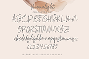 Moonlight script, a Script Font by Ramadhanstudio (Thumbnail 5 of 6)