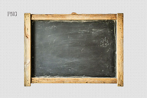 School Empty Blackboard PNG, an Object Graphic by VetalStock