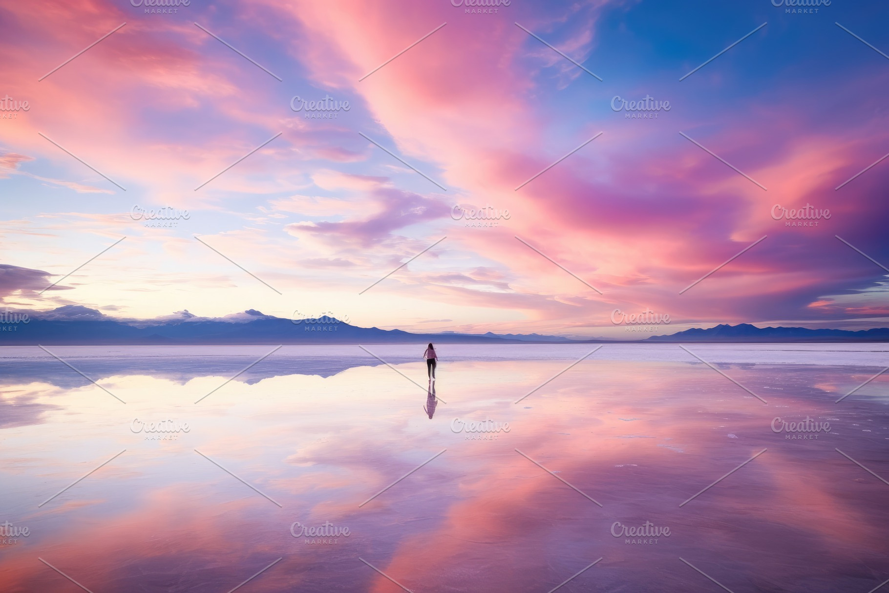 Beautiful sunset on the lake with re, a Photo by Iftikhar Alam