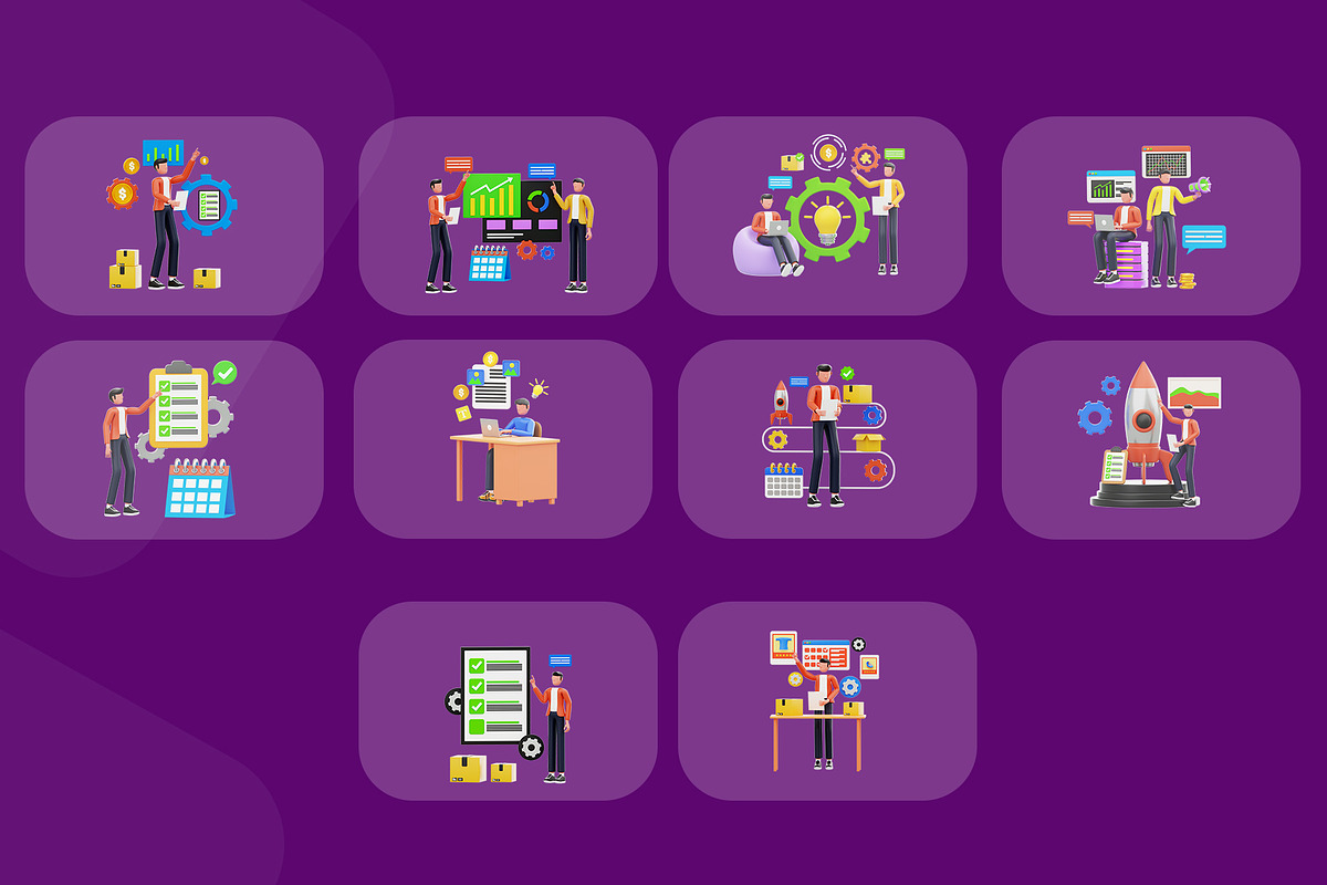 Product Management 3D Illustration, a 3D by novia99design (Photo 6 of 6)