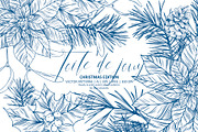 CHRISTMAS TOILE DE JOUY, a Pattern Graphic by Tanya Vollar (Thumbnail 1 of 11)