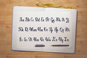 Bakinskay Handmade Font Brush, a Script Font by zao4nik (Thumbnail 4 of 10)