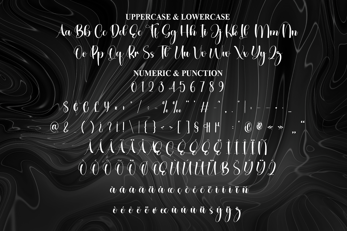 Black Pattern | Script Font, a Handwritten Font by Scratchones (Photo 7 of 9)