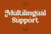Muloka Kerash Chunky Retro Font, a Sans Serif Font by Storytype Studio (Thumbnail 10 of 15)